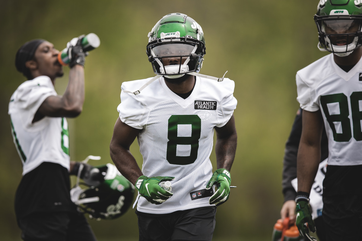 Jets WR Elijah Moore rookie mini camp